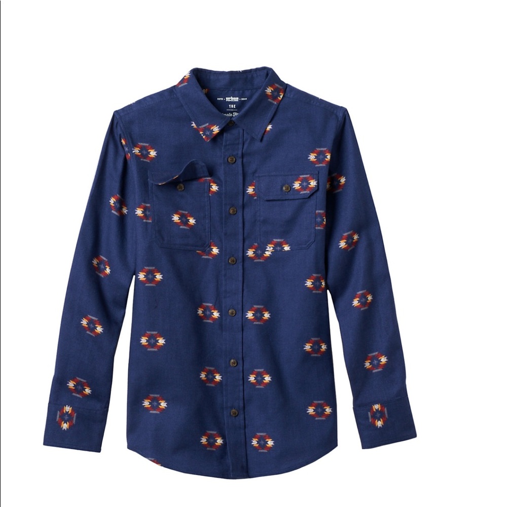 Boys Aztec flannel shirt sizes 8-18